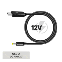 Кабель живлення USB to DC 4.0x1.7 12V 0.8m Armorstandart (ARM79301) Diawest