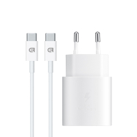 Зарядний пристрій Armorstandart AR-TA800W USB-C 25W White + cable USB-C to USB-C (ARM63804) Diawest