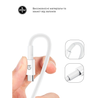 Зарядний пристрій Armorstandart AR-TA800W USB-C 25W White + cable USB-C to USB-C (ARM63804) Diawest