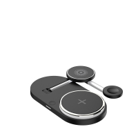 Зарядний пристрій Armorstandart Wireless Charging H102 3 in 1 Magnetic Black (ARM78103) Diawest
