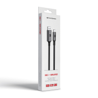 Кабель мультимедійний USB-C to DisplayPort 2.0m 4K60Hz black Armorstandart (ARM76892) Diawest