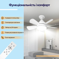 Вентилятор XoKo LED Socket Fanlight 2000 (XK-SFL-2000) Diawest