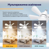 Вентилятор XoKo LED Socket Fanlight 2000 (XK-SFL-2000) Diawest