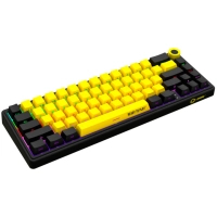 Клавіатура Lorgar KBP70MW Pro RGB Wireless/Bluetooth/USB UA Black/yellow (LRG-KBP70MW-YL-US) Diawest