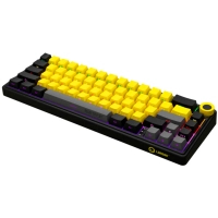 Клавіатура Lorgar KBP70MW Pro RGB Wireless/Bluetooth/USB UA Black/yellow (LRG-KBP70MW-YL-US) Diawest