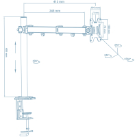 Кронштейн Walfix DM-300B Diawest