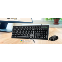 Комплект Genius KM-100SE USB UA Black (31330009410) Diawest