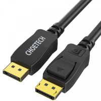 Кабель мультимедійний DisplayPort to DisplayPort 2.0m v1.4 8K60Hz Choetech (XDD01-V1-BK) Diawest
