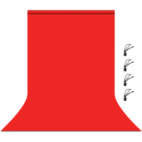 Фон Puluz PU5206R backdrop 3x6 m red (PU5206R) Diawest