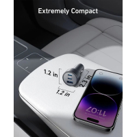 Зарядний пристрій Anker 325 PowerDrive USB-C PD67W + USB-A 22.5W Black (A2731HA1) Diawest