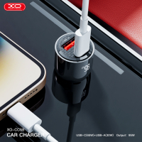 Зарядний пристрій XO CC58 USB-C PD65W + USB-A 30W Gray (CC58_Tarnish) Diawest