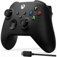 Геймпад Microsoft Wireless Controller Carbon Black + USB Type-C (1V8-00002) Diawest