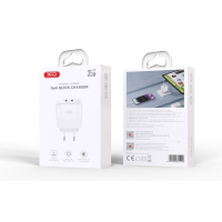 Зарядний пристрій XO L140 35W 2xUSB-C PD White (L140_White) Diawest