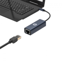 Адаптер USB 3.1 USB-C to RJ45 Ethernet 1000Mbps blue HP (DHC-CT208) Diawest