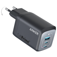 Зарядний пристрій Anker GaNPrime 67W 2xUSB-C PD + 1xUSB-A Black (A2669313) Diawest