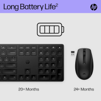 Комплект HP 650 Wireless UA Black (4R013AA) Diawest