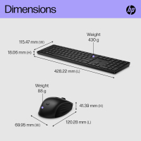 Комплект HP 650 Wireless UA Black (4R013AA) Diawest