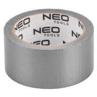 Ізоляційна стрічка Neo Tools 20м, 48х0.11мм, армована, сірий (56-040) Diawest