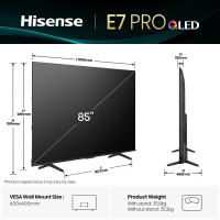 Телевізор Hisense 85E7Q PRO Diawest
