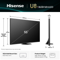 Телевізор Hisense 55U8Q Diawest