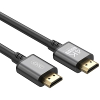 Кабель мультимедійний HDMI to HDMI 3.0m v2.0 black XO (GB017A-HDMI.tranish) Diawest