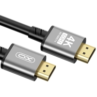 Кабель мультимедійний HDMI to HDMI 3.0m v2.0 black XO (GB017A-HDMI.tranish) Diawest