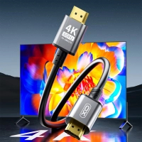 Кабель мультимедійний HDMI to HDMI 3.0m v2.0 black XO (GB017A-HDMI.tranish) Diawest