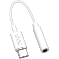 Перехідник USB-C to 3.5mm M XO (NB-R161.white) Diawest