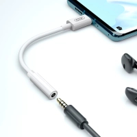 Перехідник USB-C to 3.5mm M XO (NB-R161.white) Diawest