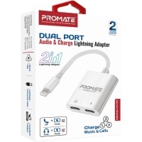 Адаптер Lightning to Lightning 12W + Lightning audio Promate (medialink-i2i) Diawest
