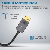 Перехідник DisplayPort to HDMI Promate (medialink-dp.black) Diawest