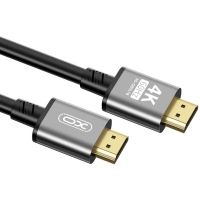 Кабель мультимедійний HDMI to HDMI 5.0m v2.0 black XO (GB017B-HDMI.tranish) Diawest
