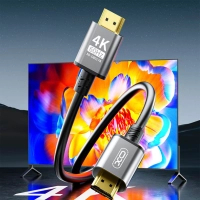 Кабель мультимедійний HDMI to HDMI 5.0m v2.0 black XO (GB017B-HDMI.tranish) Diawest