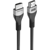 Кабель мультимедійний HDMI to HDMI 5.0m v2.1 grey Promate (primelink8k-500.grey) Diawest