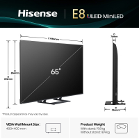 Телевізор Hisense 65E8Q Diawest