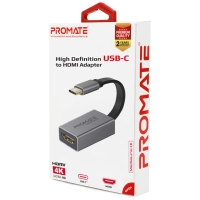 Перехідник USB-C to HDMI 4K30Hz grey Promate (medialink-h1.grey) Diawest