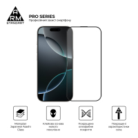 Скло захисне Armorstandart Pro Apple iPhone 16 Pro with mesh (ARM87027) Diawest