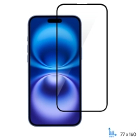 Скло захисне 2E Apple iPhone 16 Plus(6.7) 2.5D FCFG black (2E-IP-16PL-6.7-SMFCFG-BB) Diawest