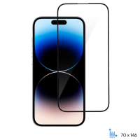 Скло захисне 2E iPhone 14 Pro 2.5D FCFG black (2E-IP-14P-6.1-SMFCFG-BB) Diawest