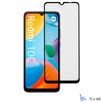 Скло захисне 2E Xiaomi Redmi 10C 2.5D FCFG black (2E-MI-10C-SMFCFG-BB) Diawest