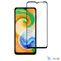Скло захисне 2E Samsung Galaxy A04-A04s (A045-A047) 2.5D FCFG black (2E-G-A04-A04S-SMFCFG-BB) Diawest