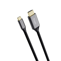 Кабель мультимедійний USB-C to HDMI 2.0m black Trust (25630_TRUST) Diawest