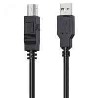 Кабель для принтера USB 2.0 AM/BM 3.0m black HP (DHC-PT100-3M) Diawest