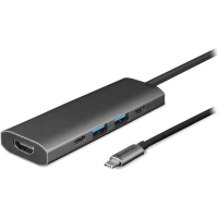 Концентратор Chieftec USB3.2 Type-C to HDMI/USB 3.2x2/USB-C/PD 80W 5-in-1 DSC-502 (DSC-502) Diawest