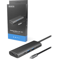 Концентратор Chieftec USB3.2 Type-C to HDMI/USB 3.2x2/USB-C/PD 80W 5-in-1 DSC-502 (DSC-502) Diawest