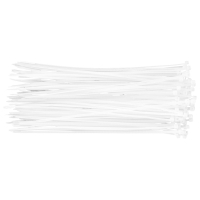 Стяжка Neo Tools 100шт, пластик, 2.5x200мм, біла (01-601) Diawest