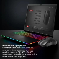 Мишка GamePro Genesis Ranker Wireless/Bluetooth/USB Black (GM012B) Diawest