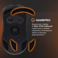 Мишка GamePro Genesis Ranker Wireless/Bluetooth/USB Black (GM012B) Diawest