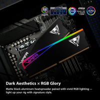 Модуль пам'яті для комп'ютера DDR5 32GB (2x16GB) 6400 MHz Viper Elite 5 Ultra RGB Patriot (VEUR532G6432K) Diawest