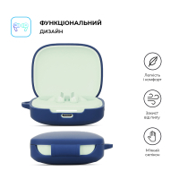 Чохол для навушників Armorstandart Hang Case для Xiaomi Redmi Buds 6 Dark Blue (ARM83391) Diawest